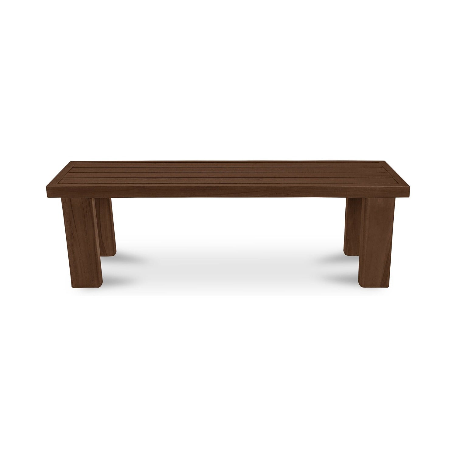 Allegra Outdoor Bench Brown