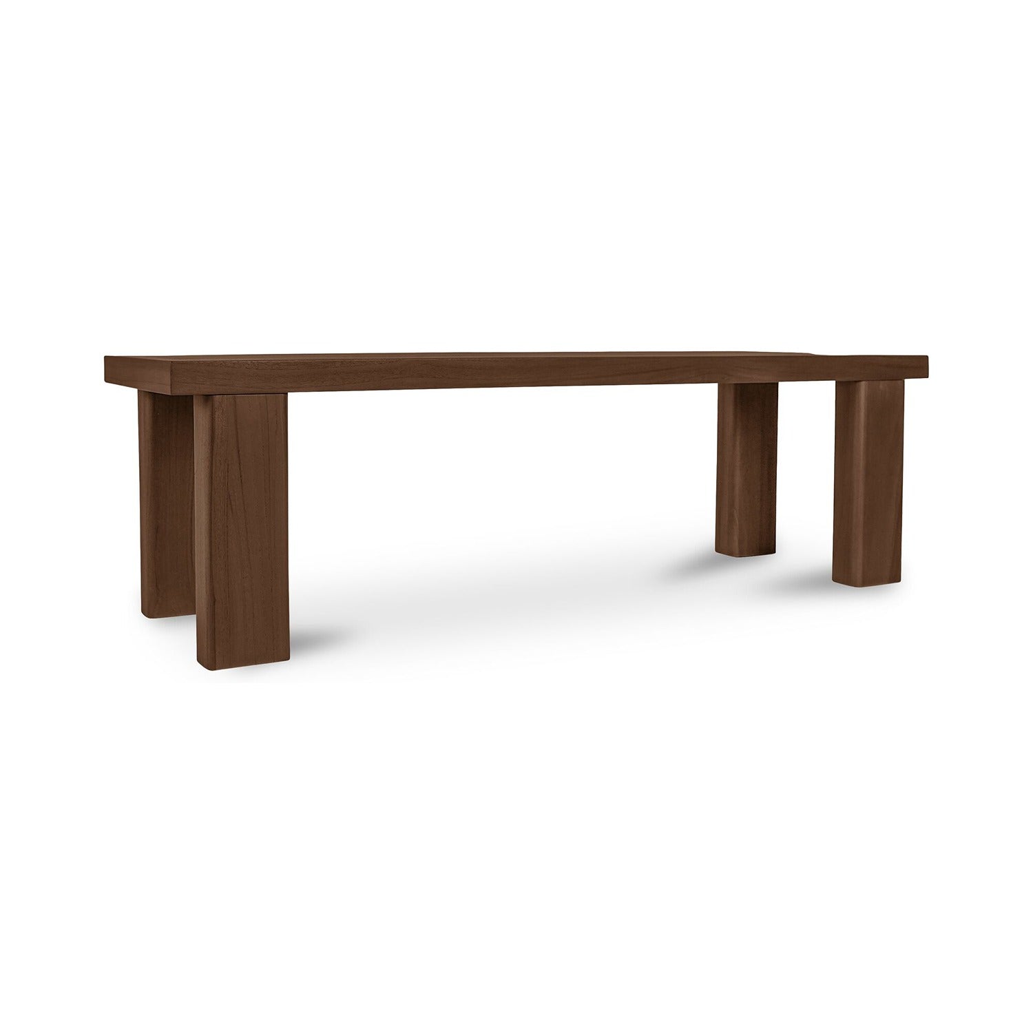 Allegra Outdoor Bench Brown