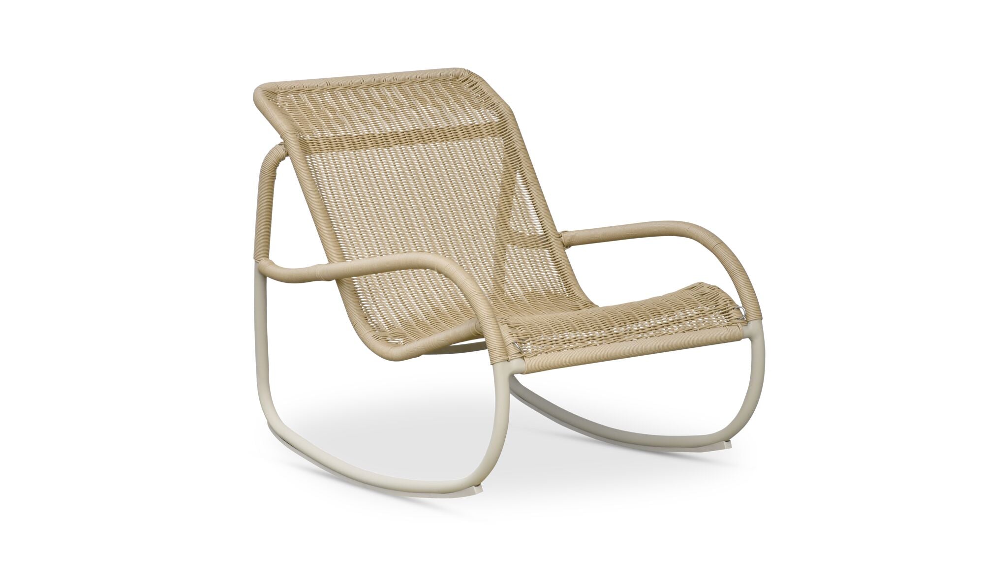 Claudia Outdoor Rocking Chair Beige