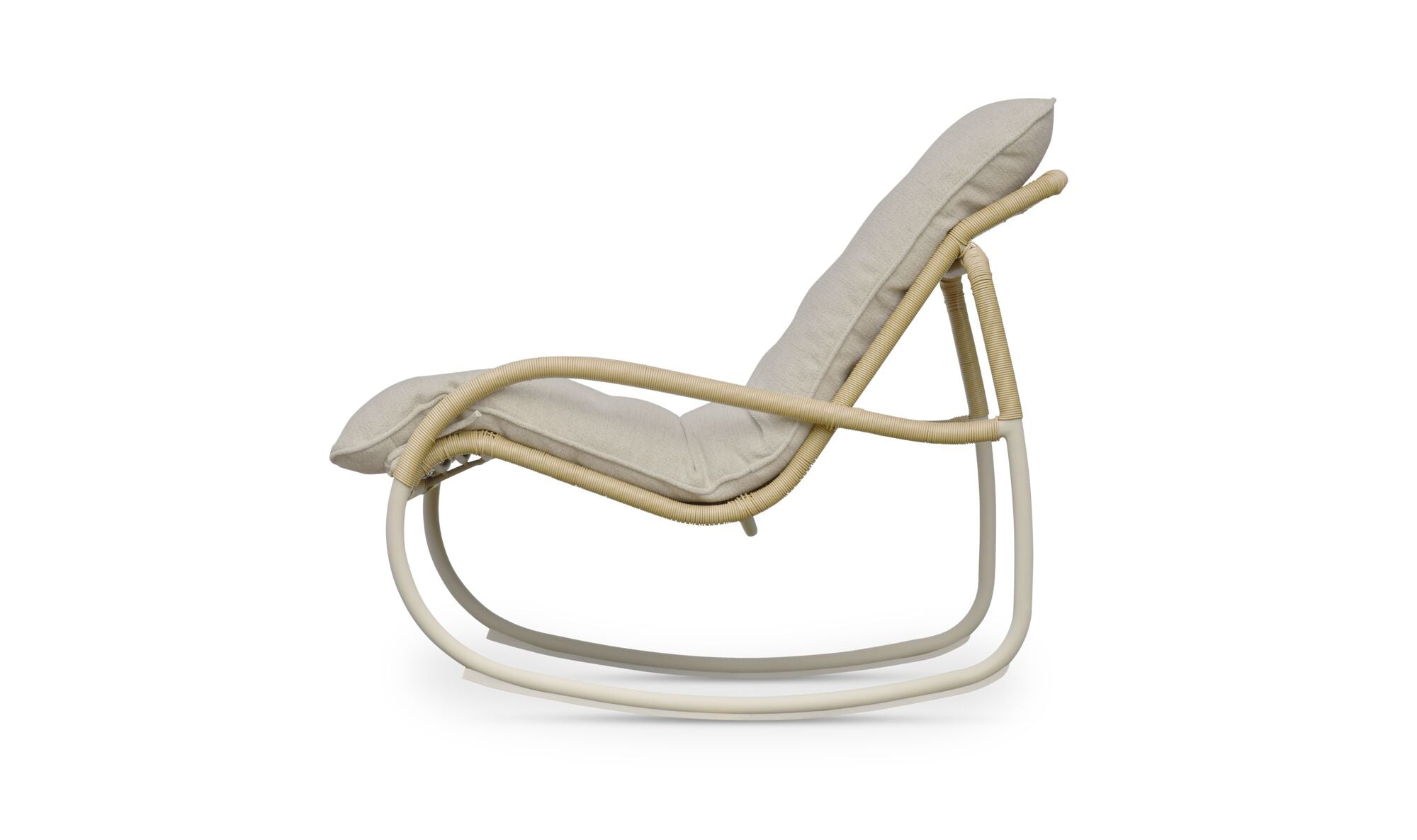Claudia Outdoor Rocking Chair Beige