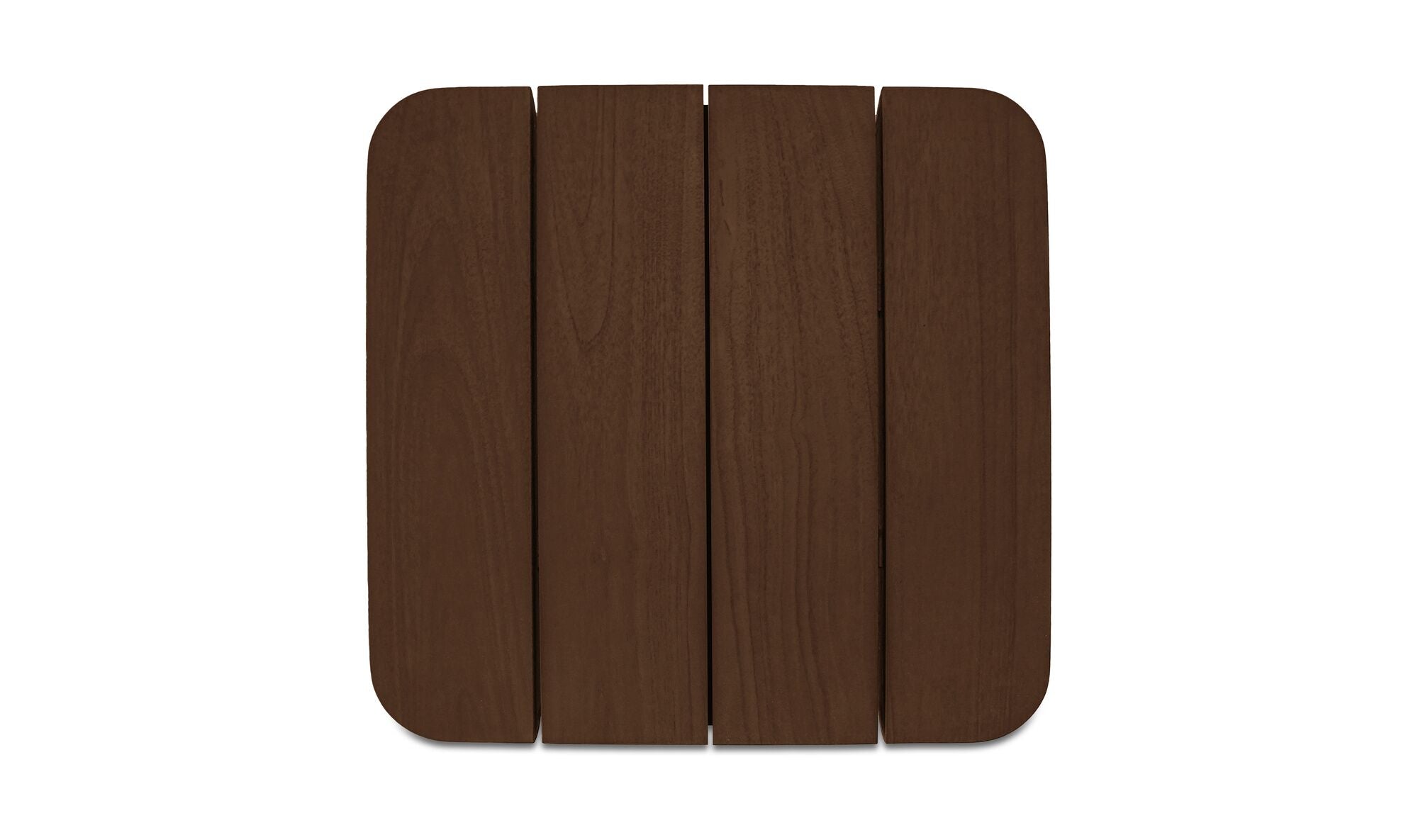 Milena Outdoor Side Table Brown