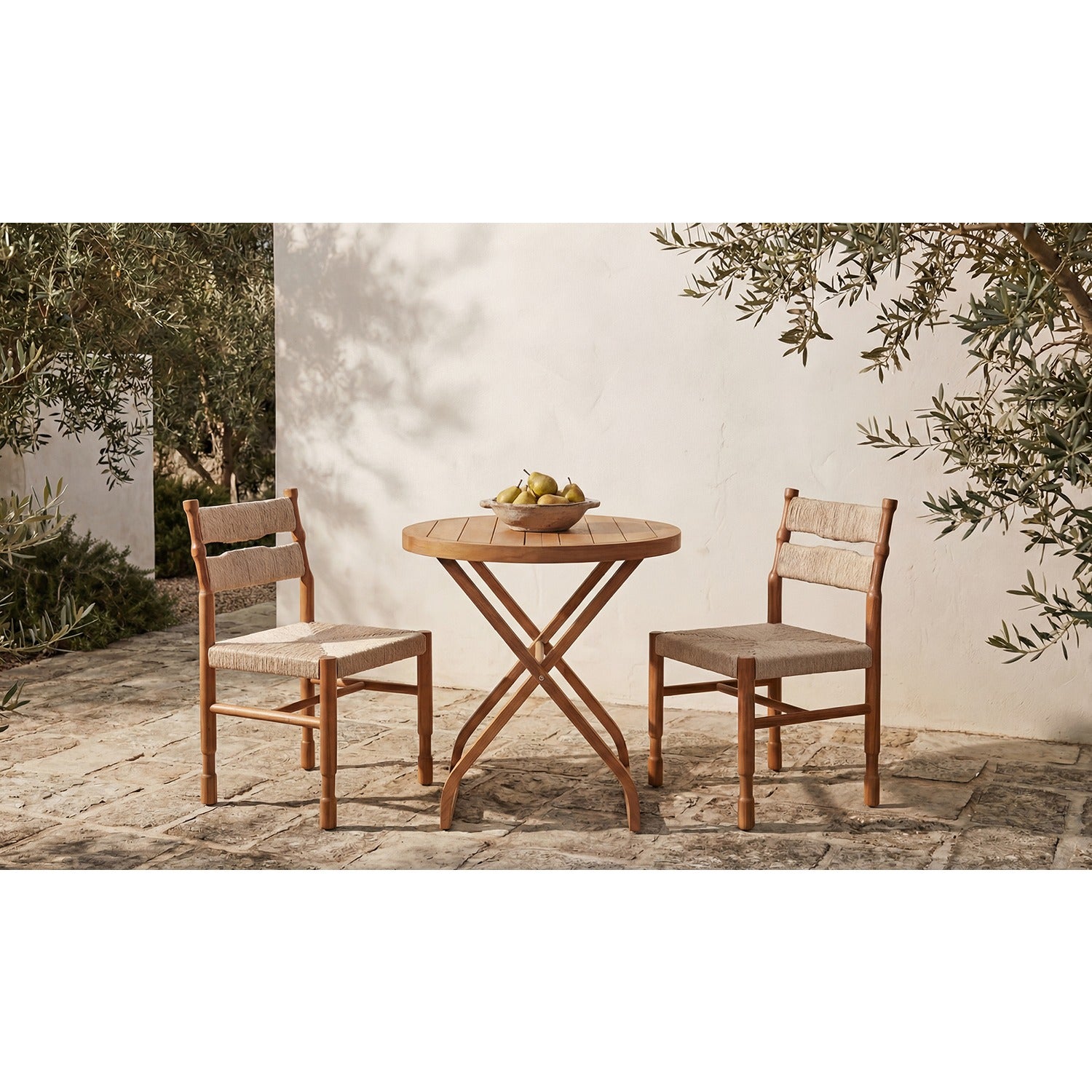Saga Outdoor Dining Chair Natural