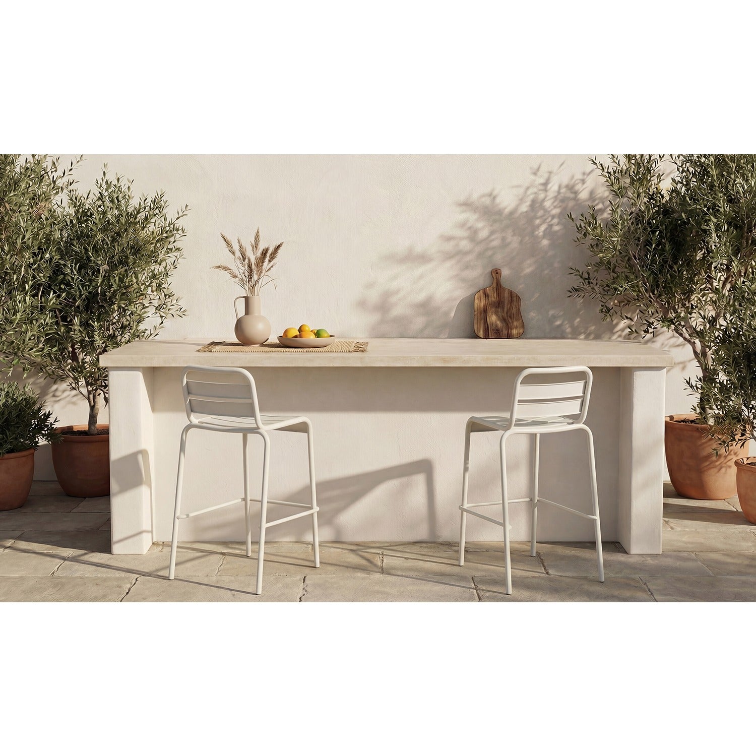 Kilian Outdoor Bar Stool - Set of 2