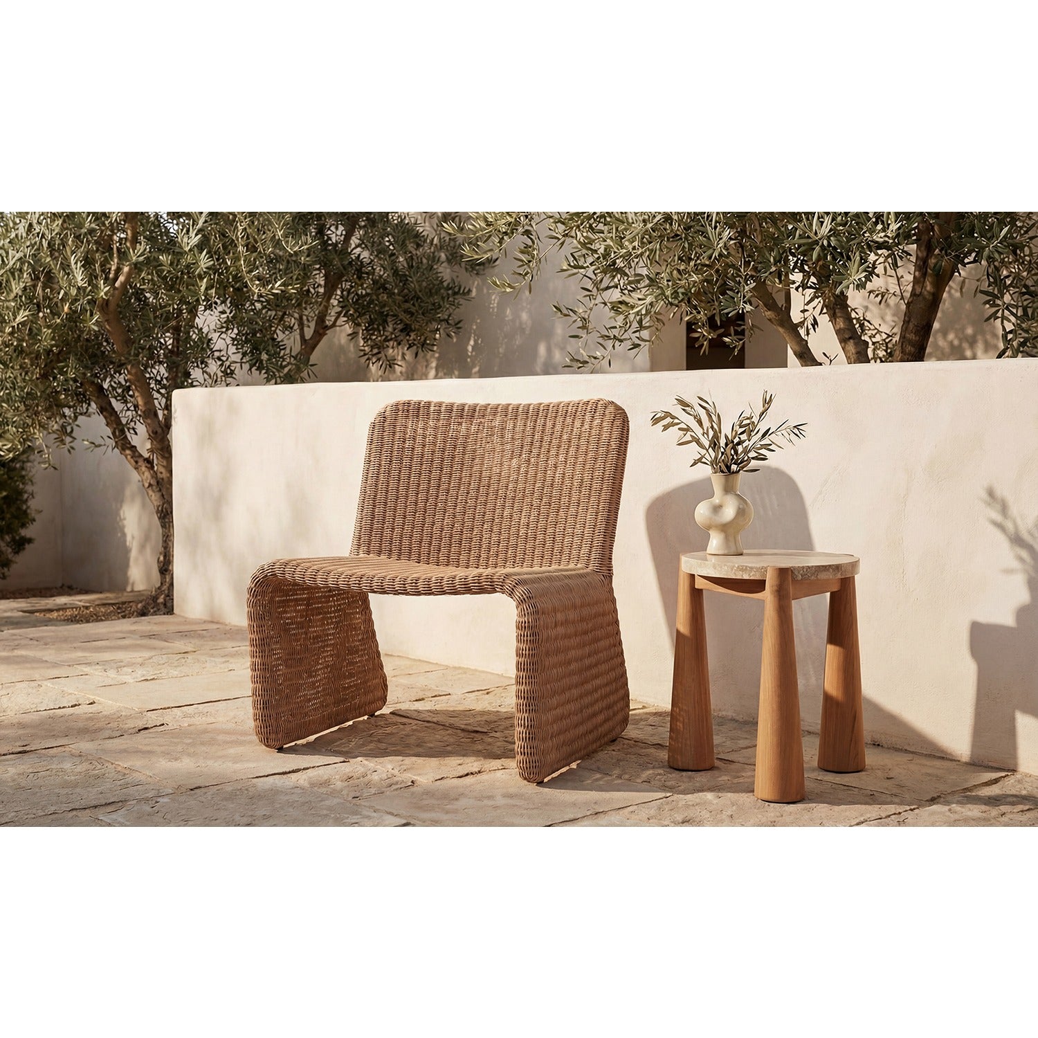 Lieke Outdoor Side Table Natural
