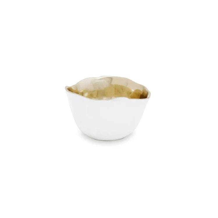 THANNI
Osaka Small Bowl (White and Gold)