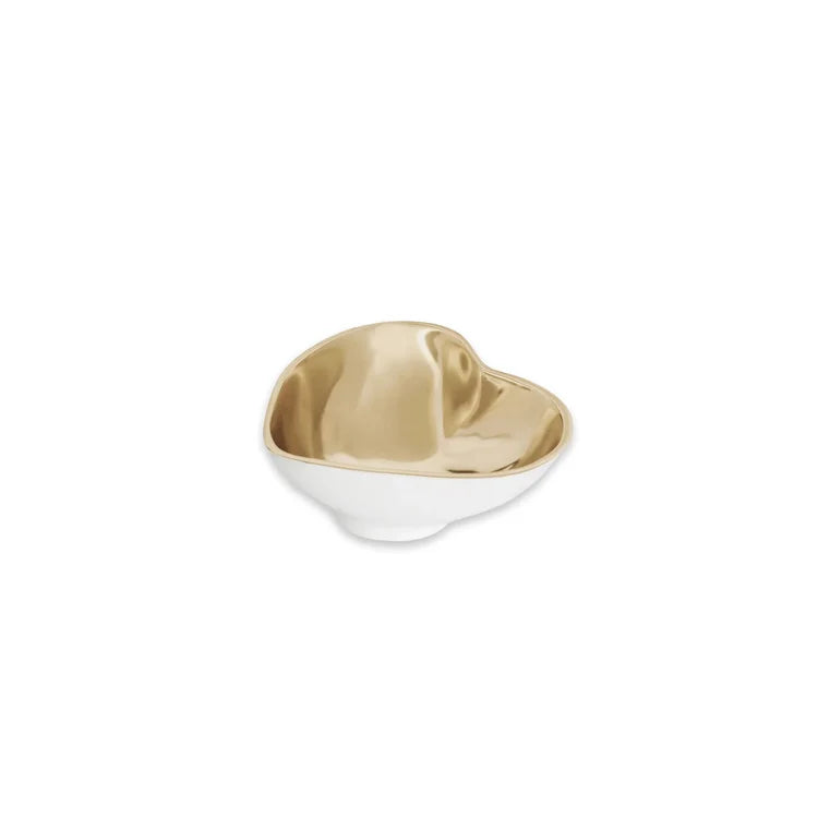 THANNI
Heart Mini Bowl (White and Gold)