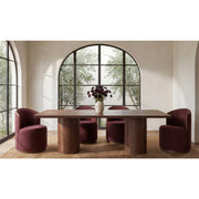 Rafferty Dining Table Small Warm Brown