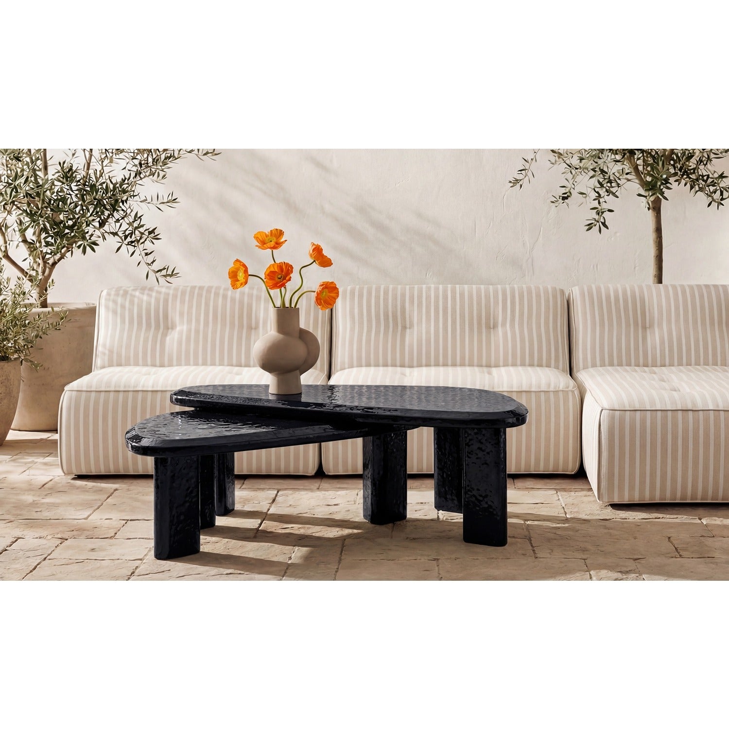 Paola Outdoor Nesting Table Set
