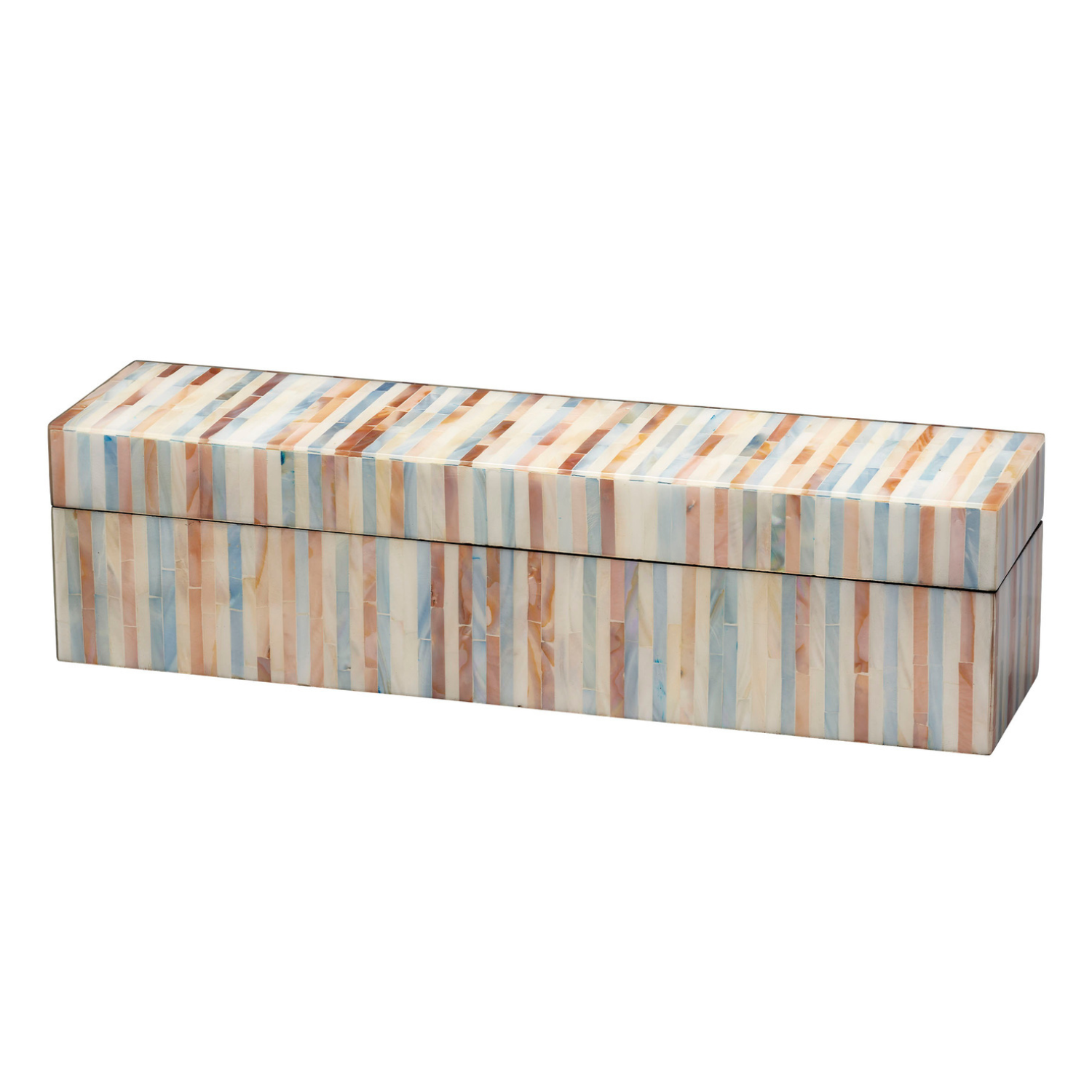 Roosevelt Box in Mixed Blue, Large