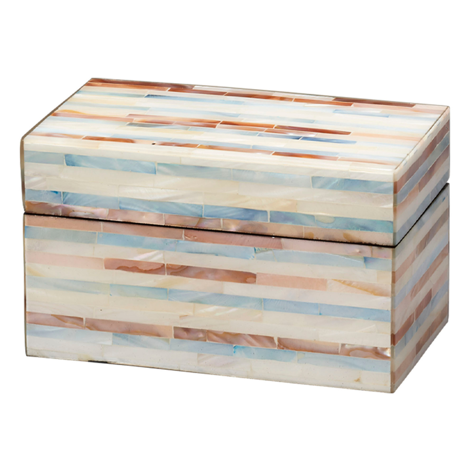 Roosevelt Box in Mixed Blue, Small
