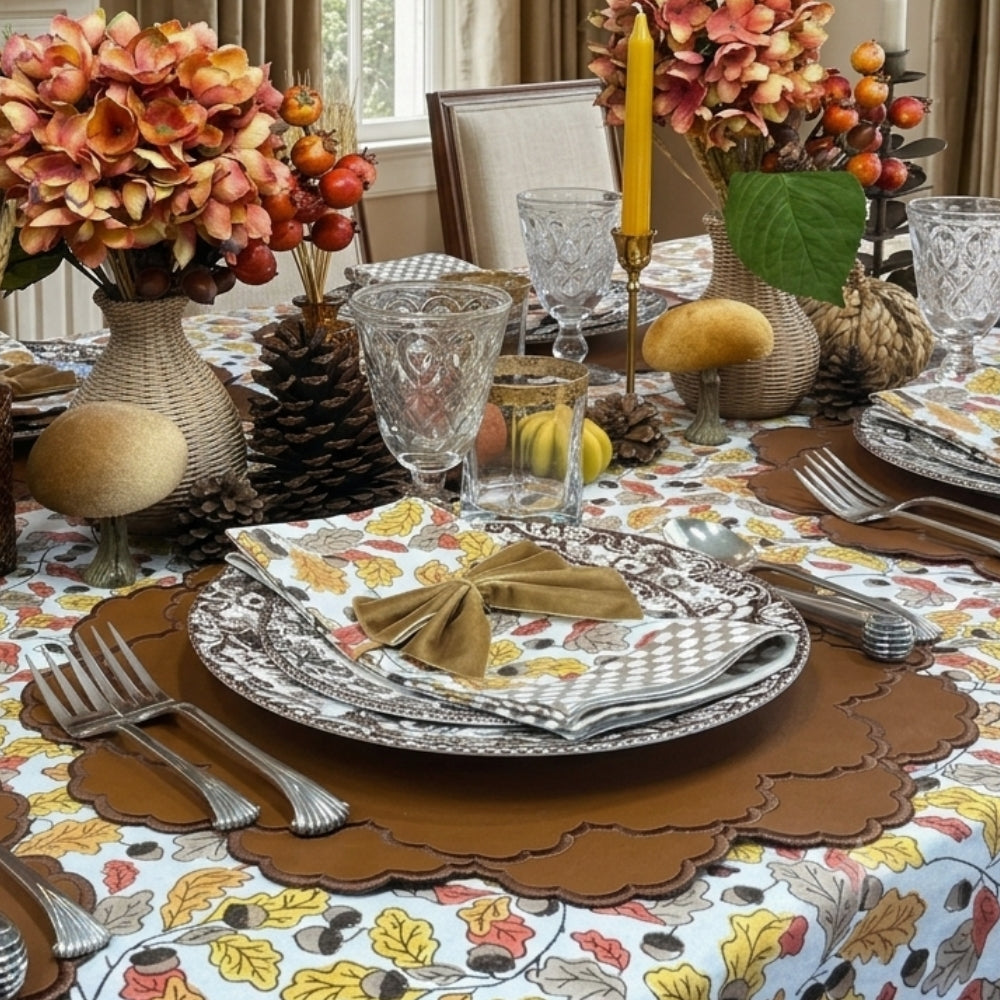 Acorns & Leaves - Tablecloth