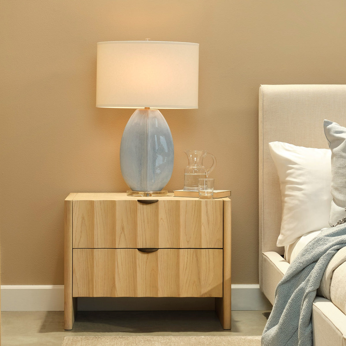 Finley Large Fluted Nightstand