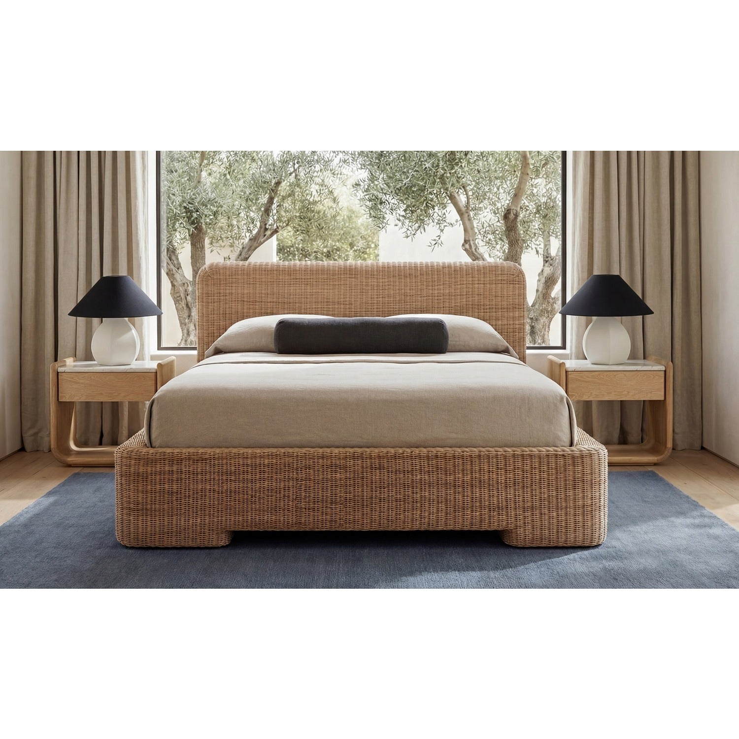 Irene Bed King Natural
