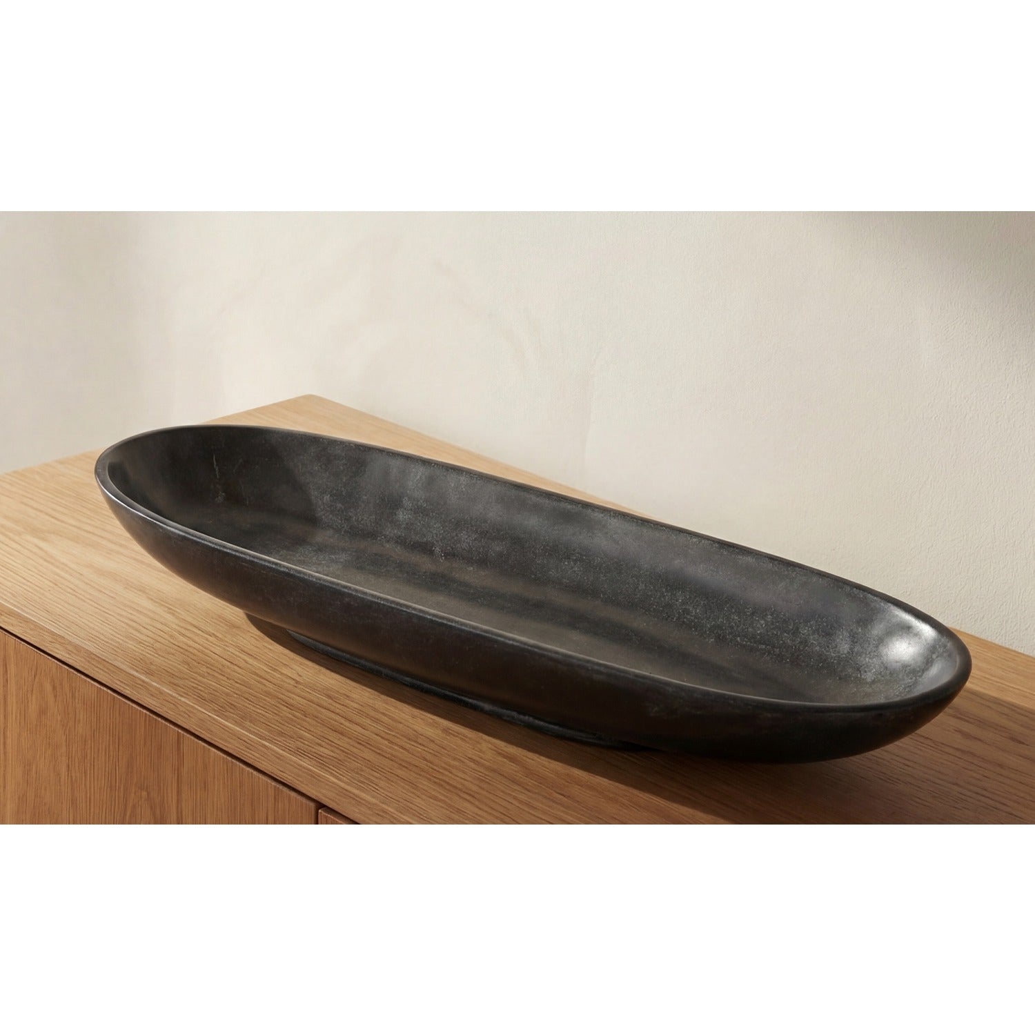 Verna Tray Black Marble