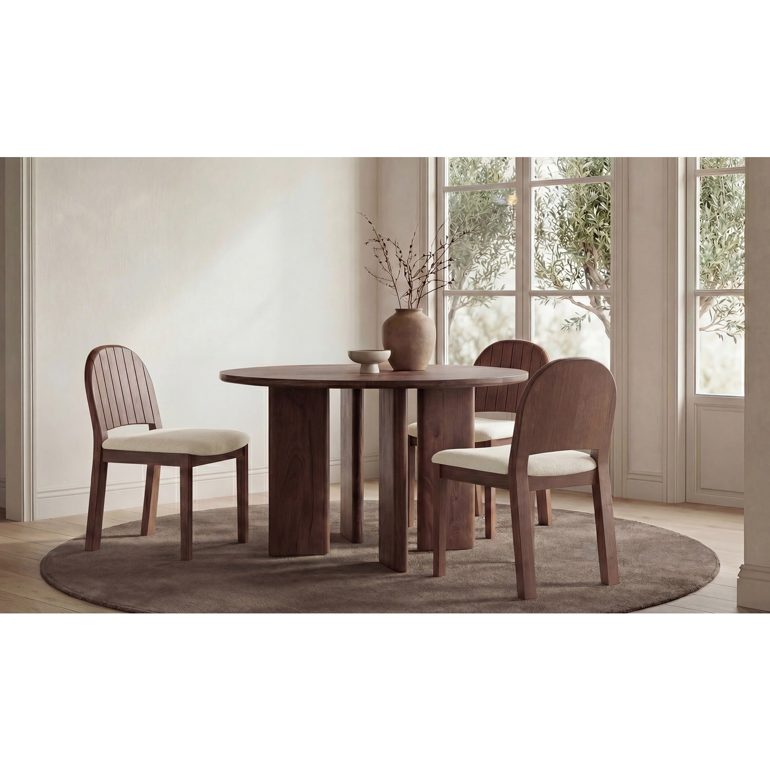 Hector Dining Chair Cream - Set of 2