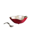 THANNI
Mini Bowl Spoon (Red and Gold)