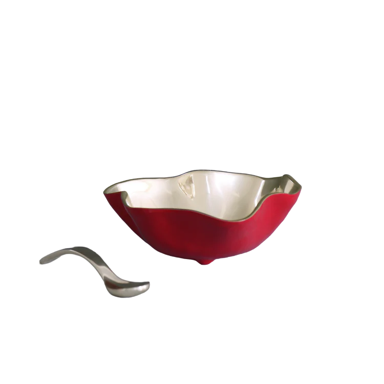 THANNI
Mini Bowl Spoon (Red and Gold)