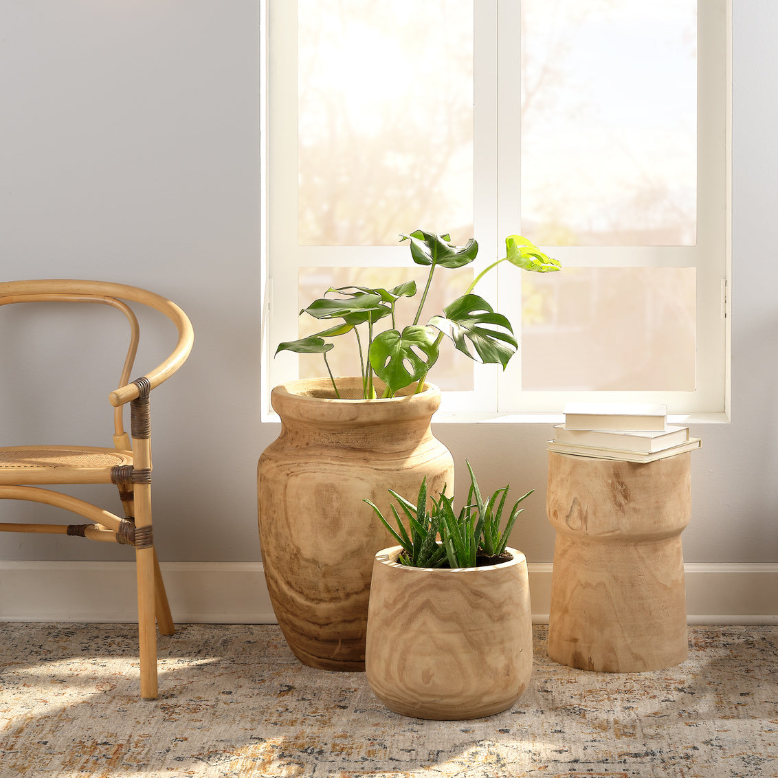 Topanga Wooden Vase