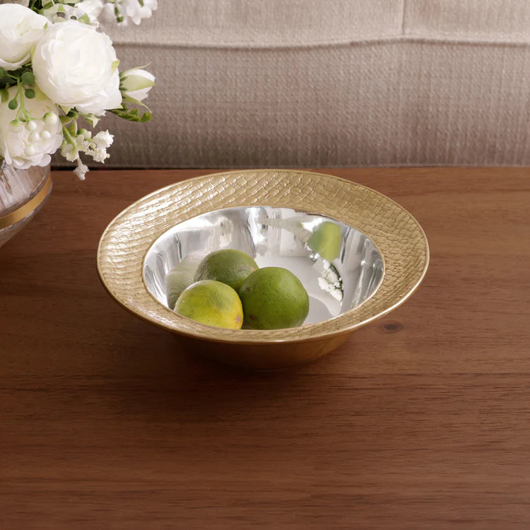 SIERRA MODERN Nassau Small Bowl (Silver and Gold)
