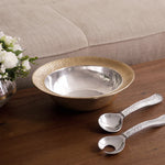 SIERRA MODERN Nassau Large Bowl (Silver and Gold)