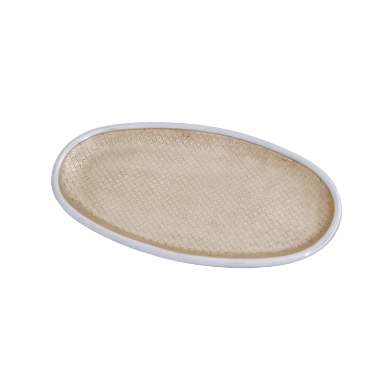 SIERRA MODERN Nassau Oval Platter (Gold)