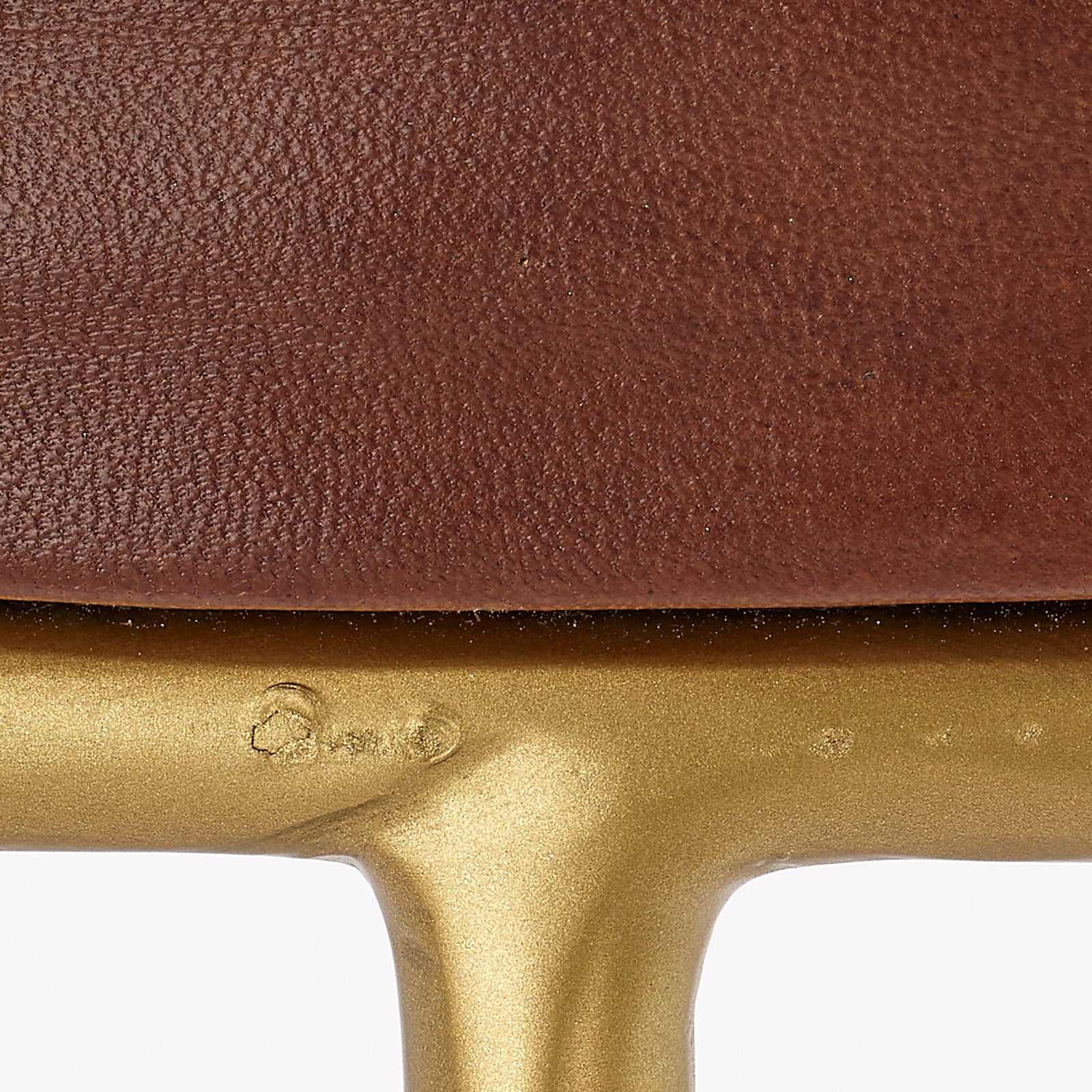 Henry Round Leather Counter Stool