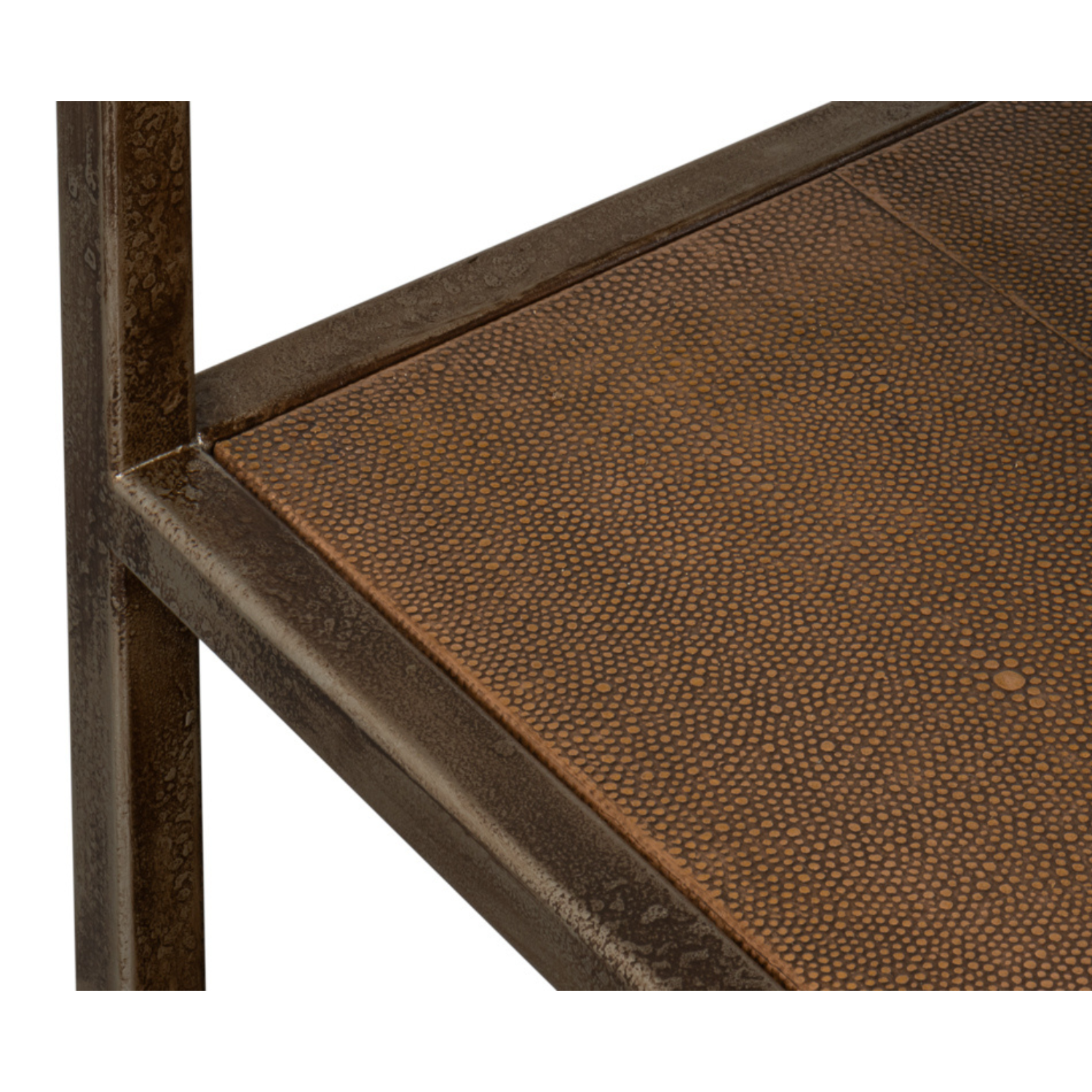 Cullum Shagreen Console, Tawny Brown
