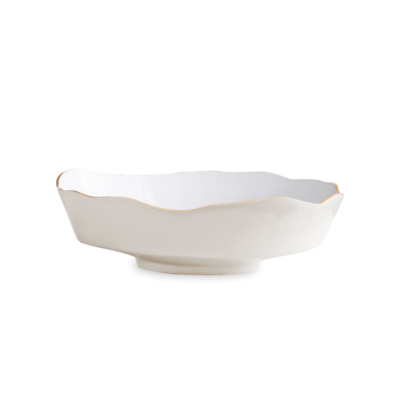 ENCANTO Dakota Large Bowl (Cream and White)