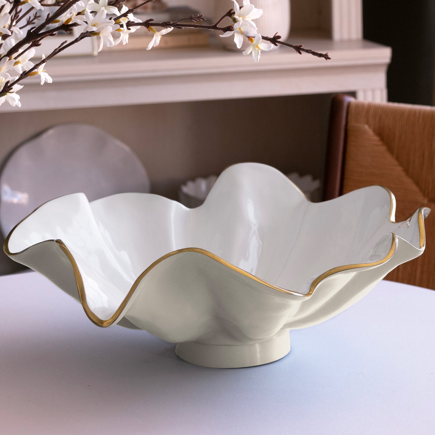 ENCANTO Aries Bowl (Cream and White)