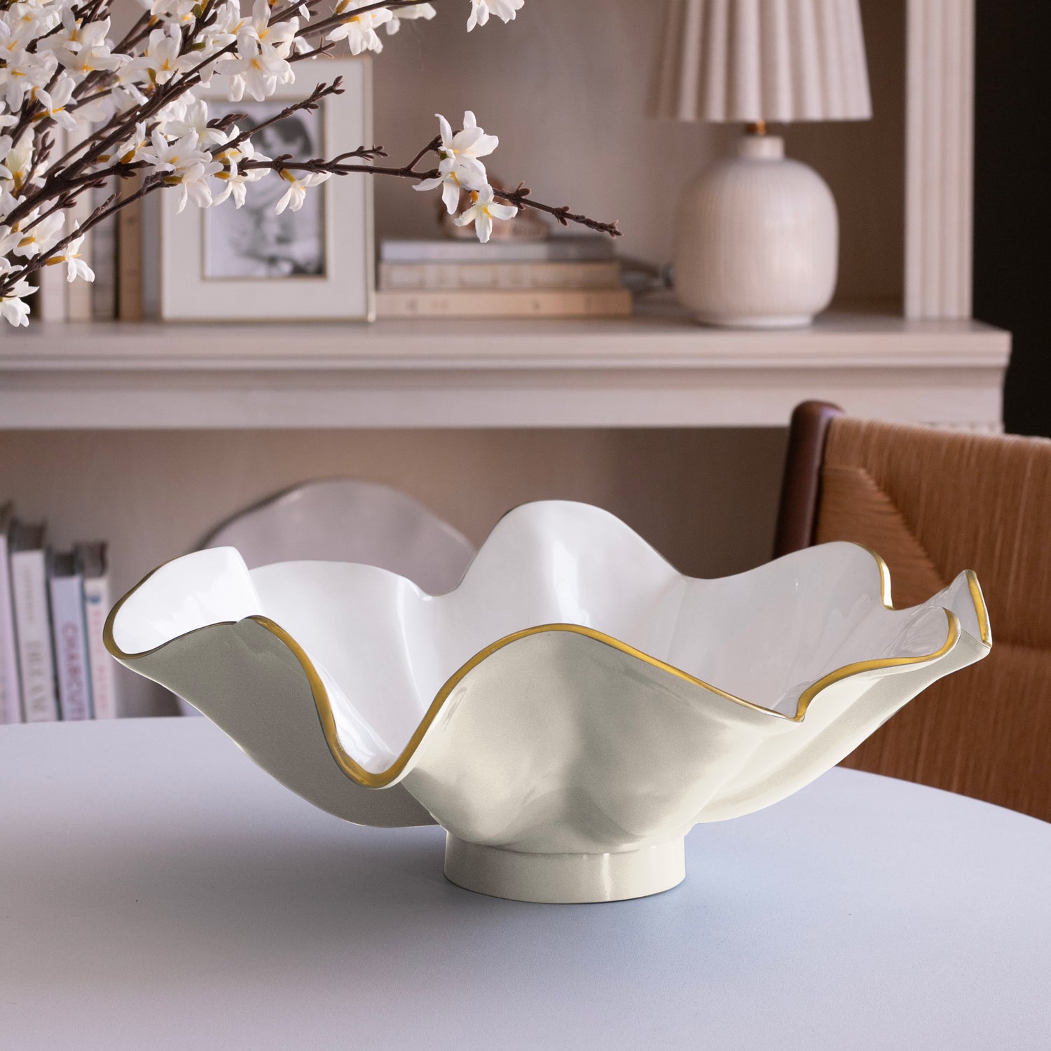 ENCANTO Aries Bowl (Cream and White)
