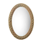 Lark Braided Oval Mirror