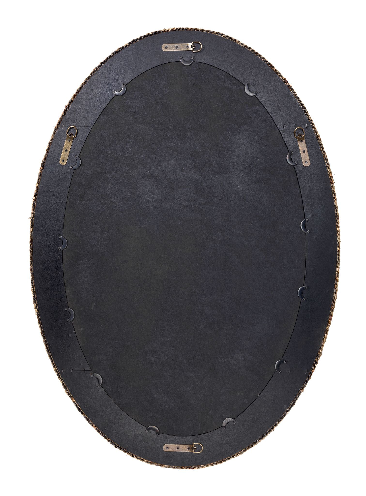 Lark Braided Oval Mirror