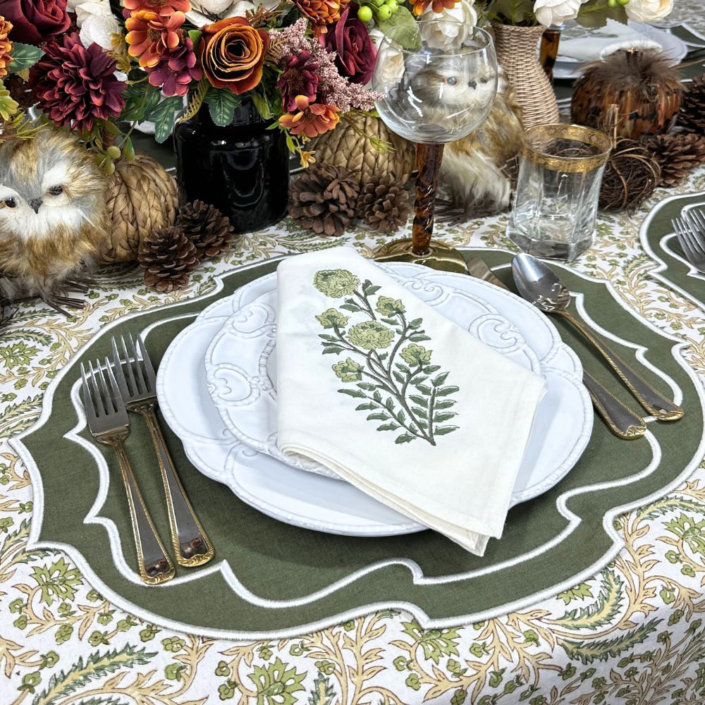 Studio Collection - Belle Placemat - Sage (Set of 4)