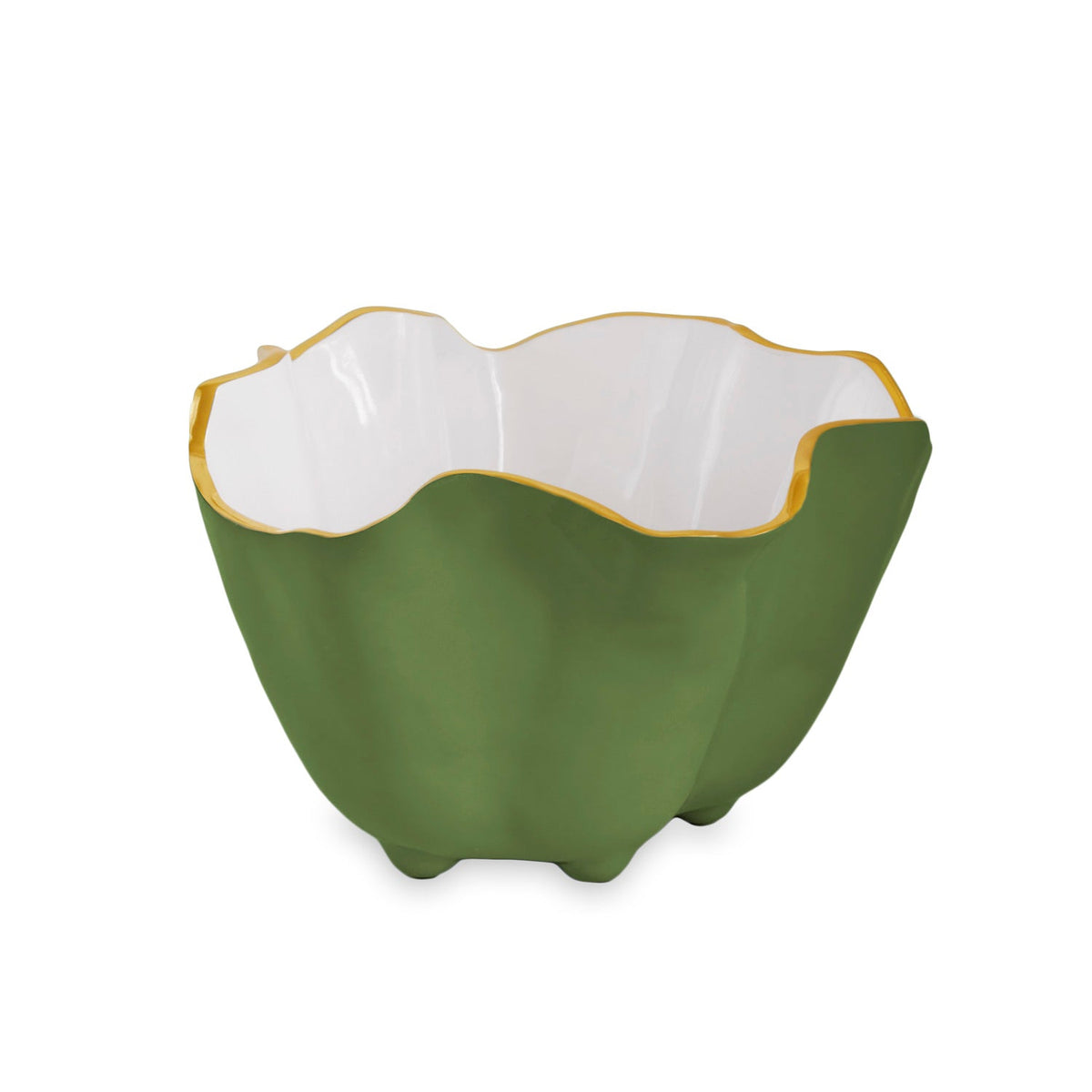 ENCANTO Onyx Ice Bucket, Leaf Green and White