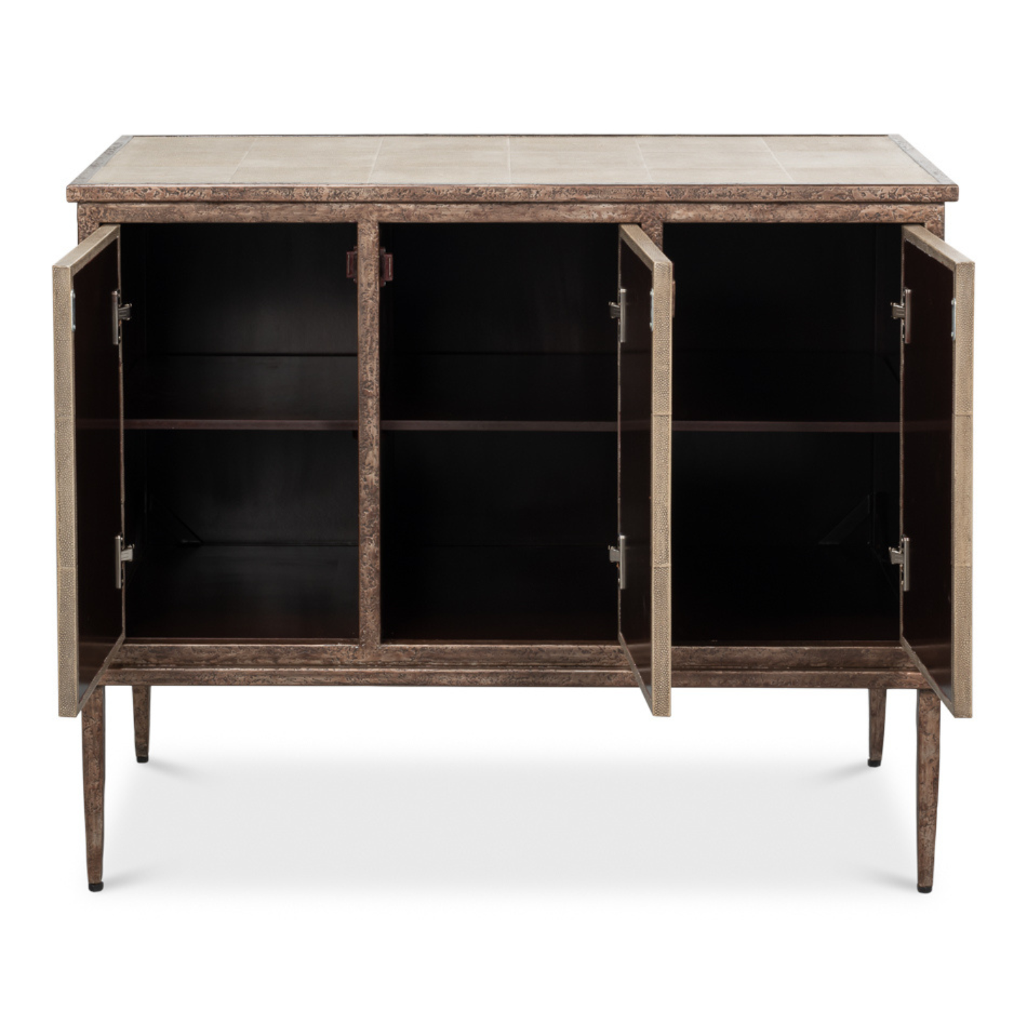 Roland Sideboard,Shagreen,Charcoal Grey