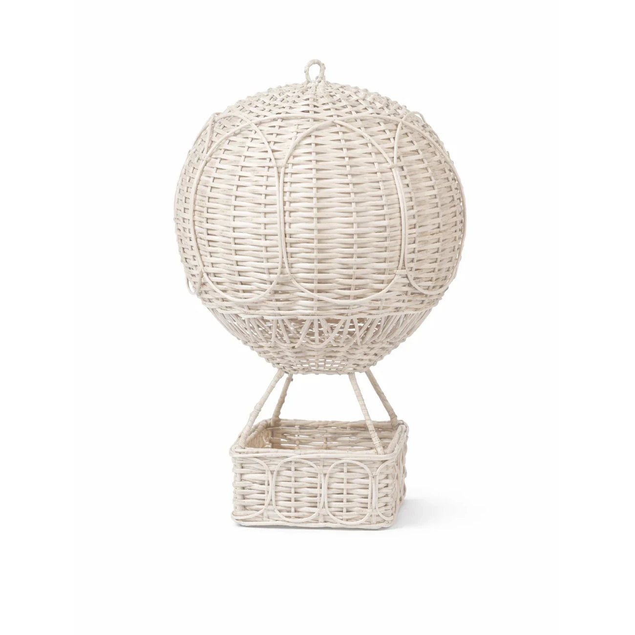 White Wicker Hot Air Balloon (5 Sizes)