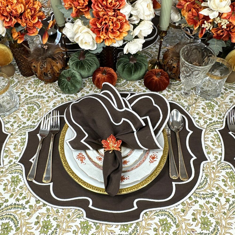 Studio Collection - Belle Napkin - Cocoa (Set of 4)