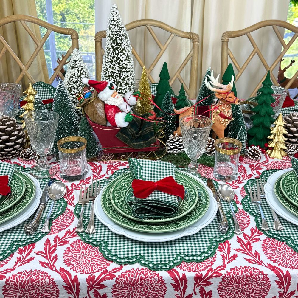Bettina Napkin-Dark Green Gingham (Set of 4)