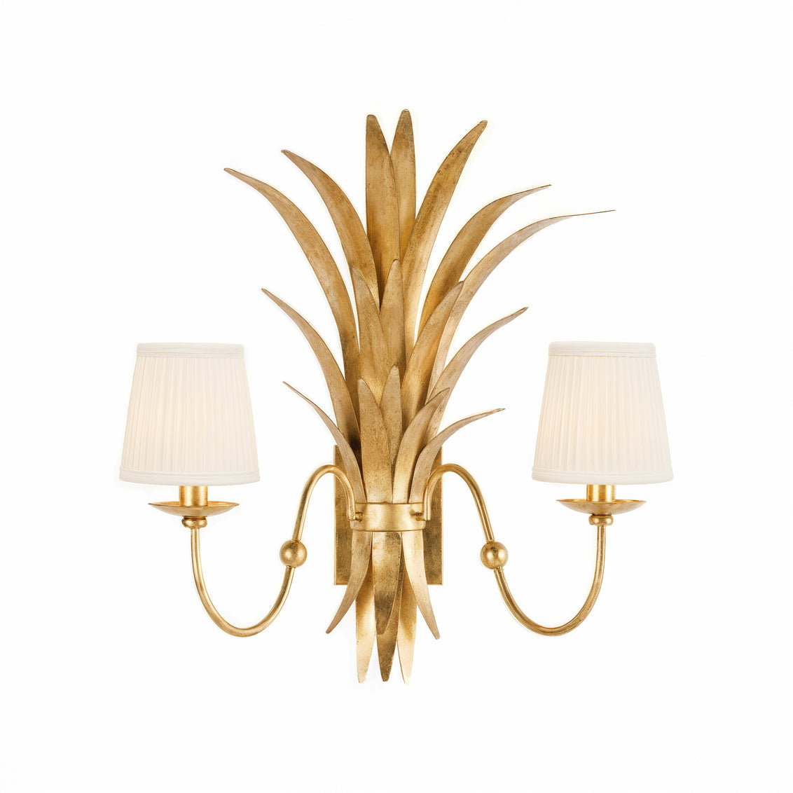 Wheat Sconce - w/ Shades