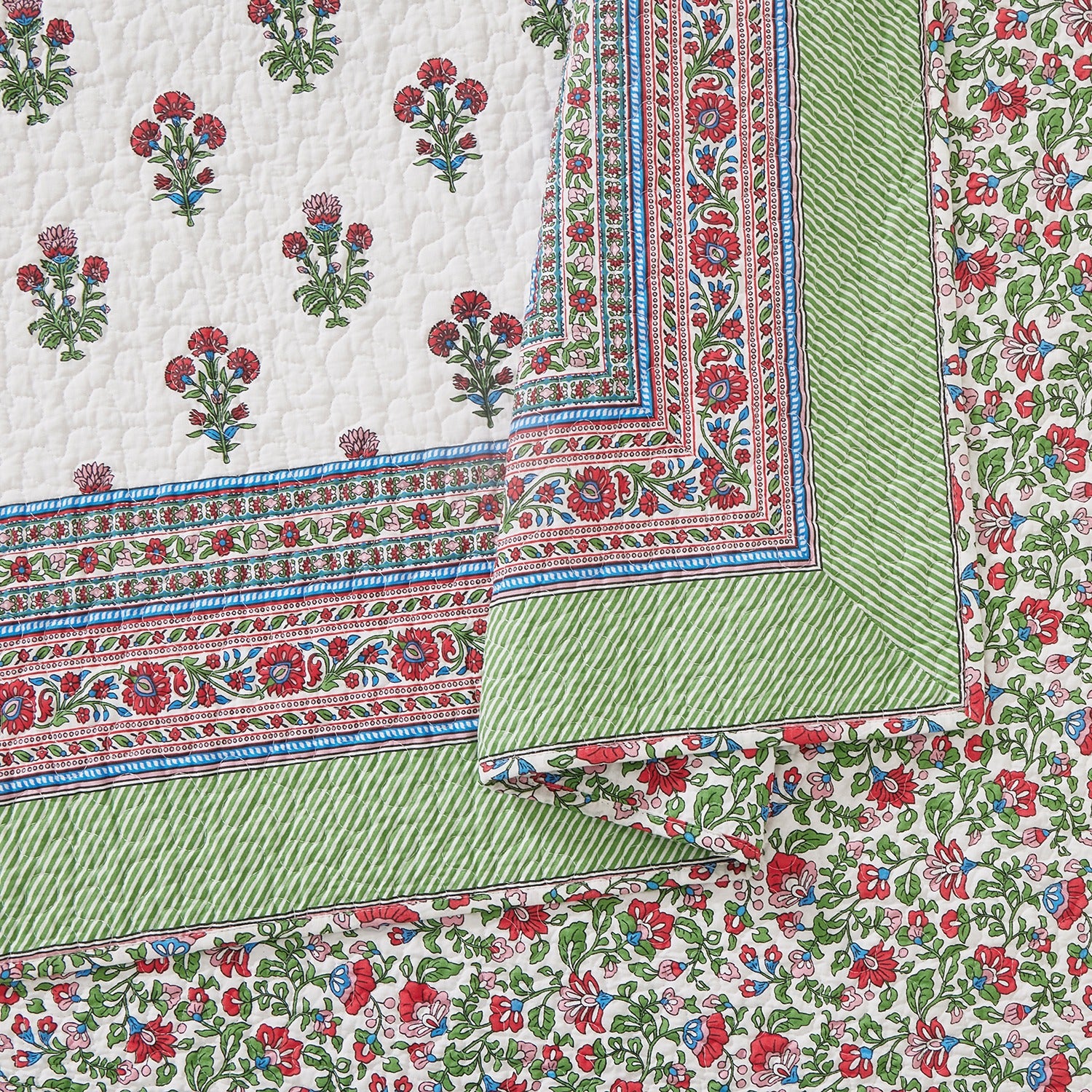 Serena Floral Quilt Set