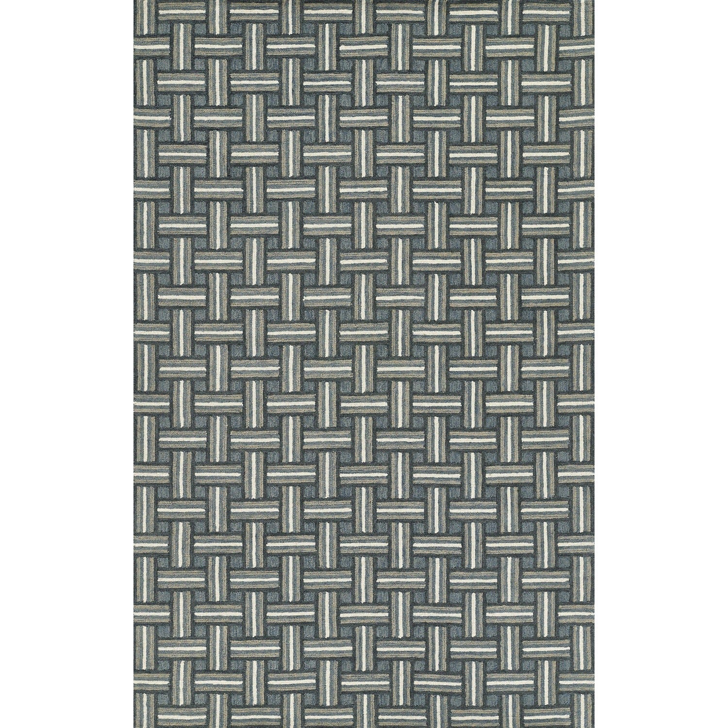 Erin Gates by Momeni Abbott Basketweave Hand Tufted Rug