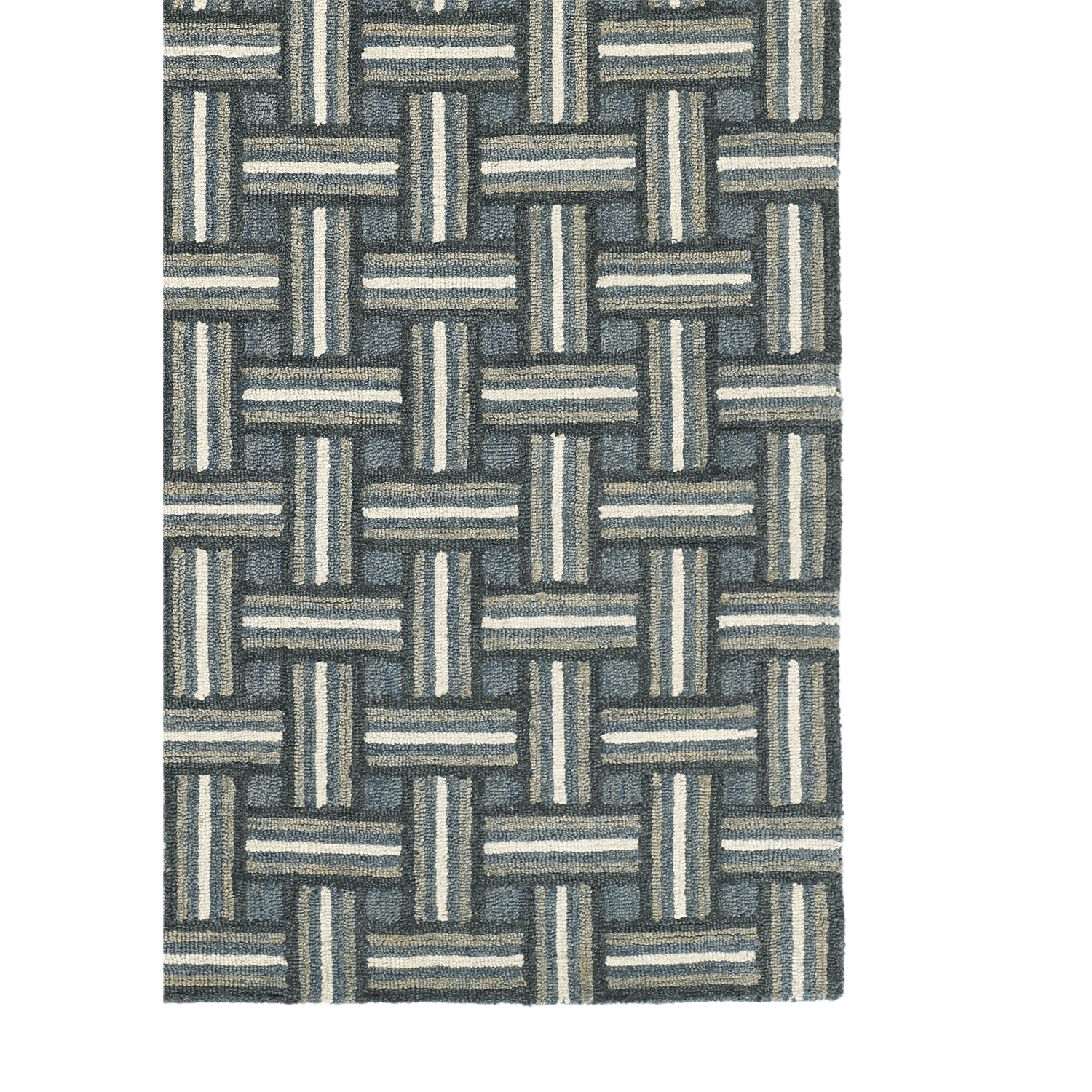 Erin Gates by Momeni Abbott Basketweave Hand Tufted Rug