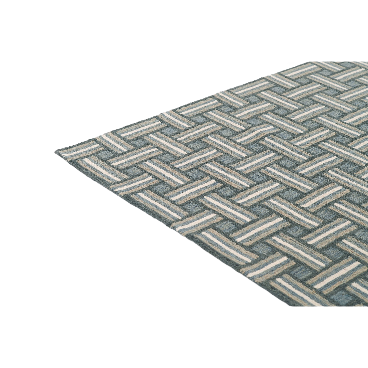 Erin Gates by Momeni Abbott Basketweave Hand Tufted Rug