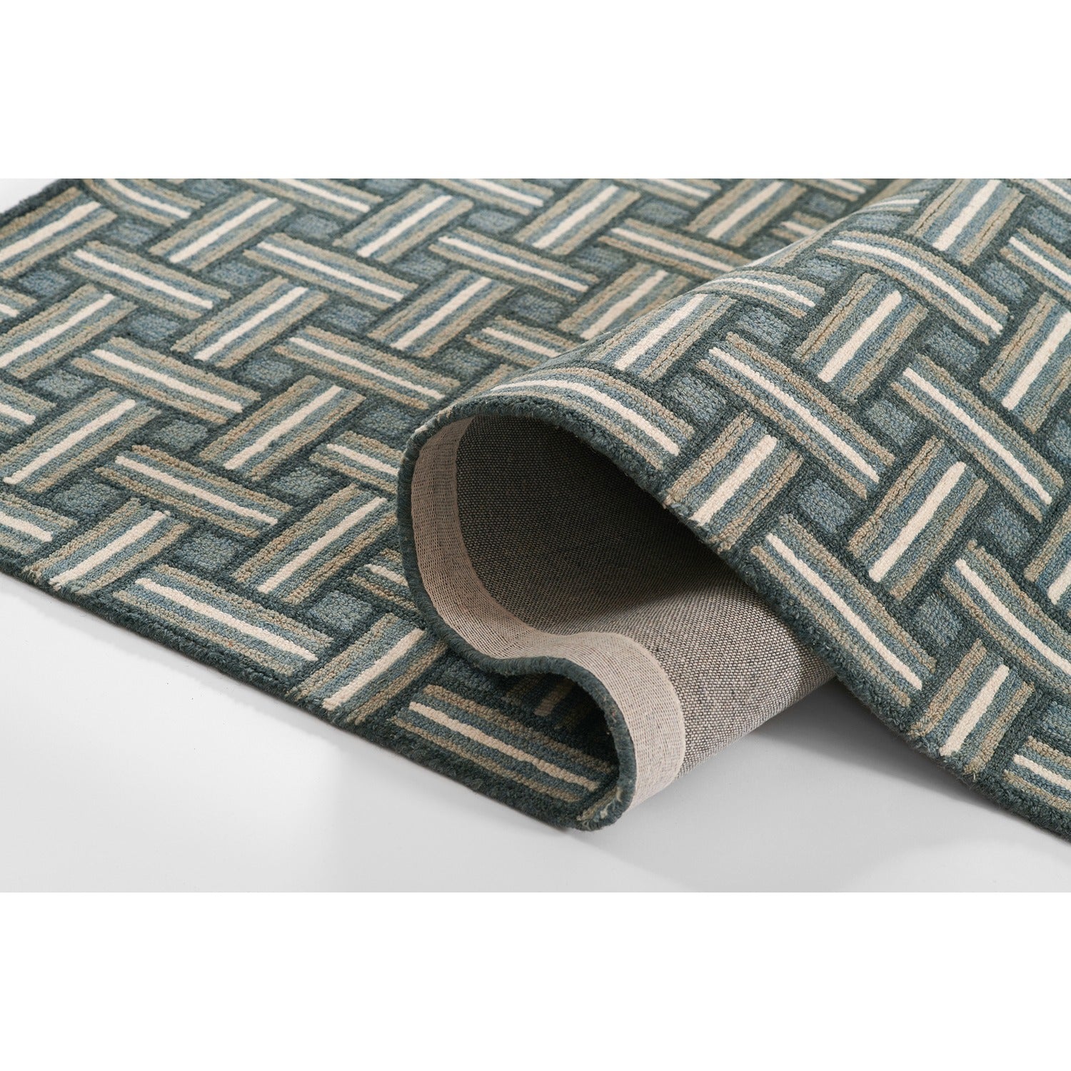 Erin Gates by Momeni Abbott Basketweave Hand Tufted Rug