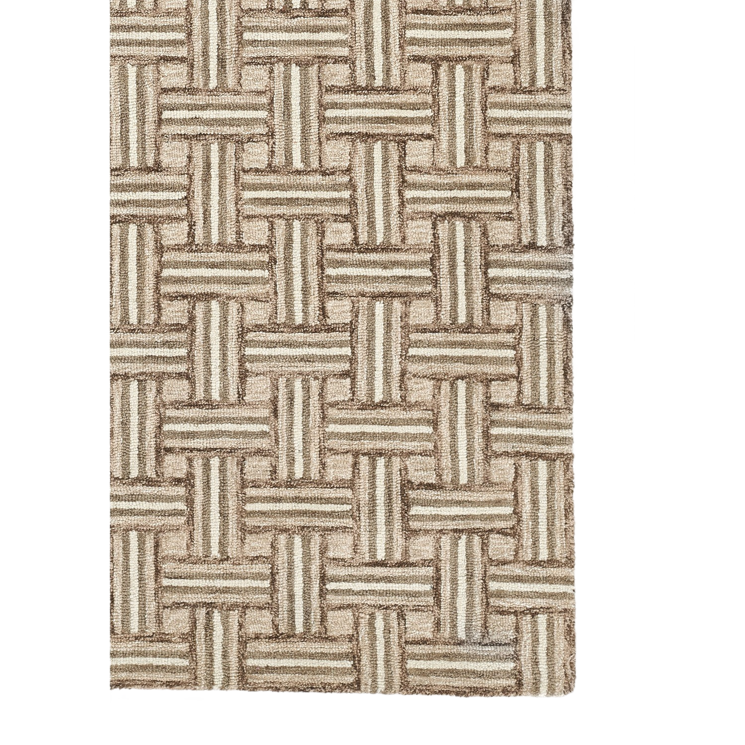 Erin Gates by Momeni Abbott Basketweave Hand Tufted Rug