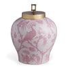 Balinese Peacock PInk Jar