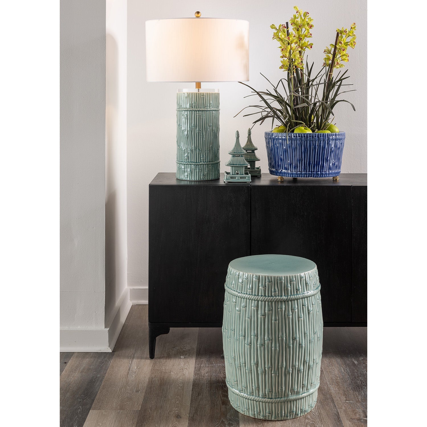 Bamboo Garden Stool