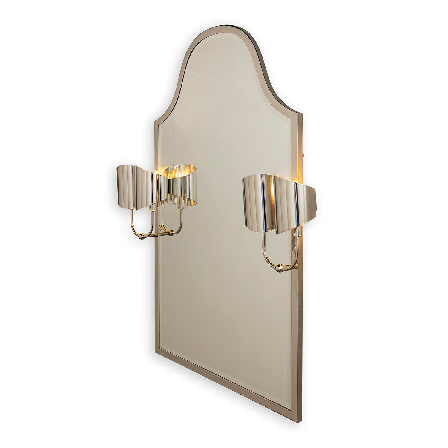Quinton Mirror With Sconces