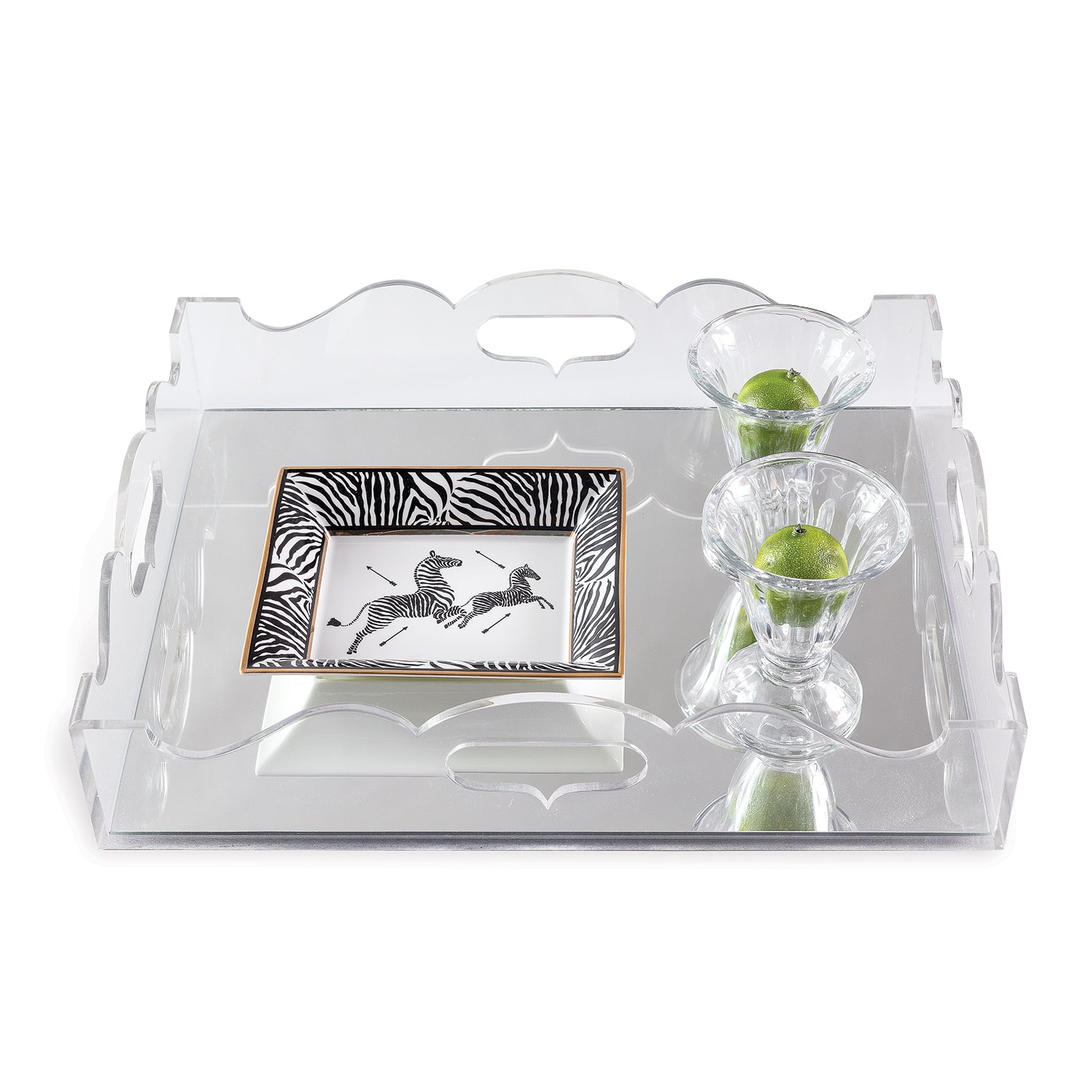 Queen Anne Lucite Tray