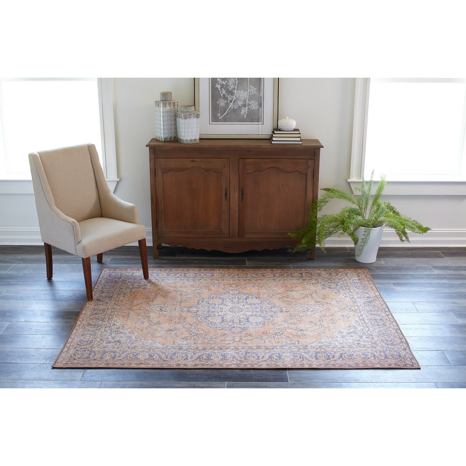 Afshar Rug - Copper